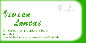 vivien lantai business card